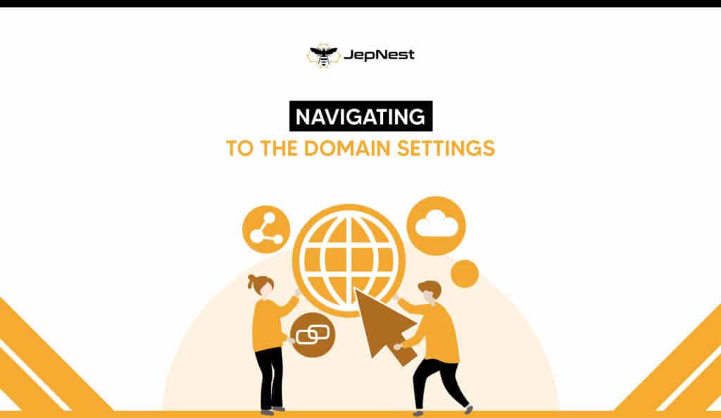 navigating to the domain settings: SSL Web Hosting in Tampa
